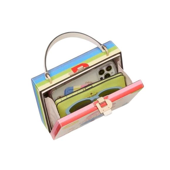 Kate Spade New York Snack Bar Popsicle Leather Multicolor Crossbody Bag NWT - Picture 6 of 6